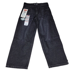 Wrangler Jeans Boys Regular Black Sz 8 Regular Denim Pants Kids School Lot of 2